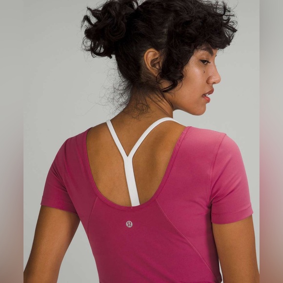 Lululemon Align T-Shirt Pink Lychee size 4 - Picture 2 of 5